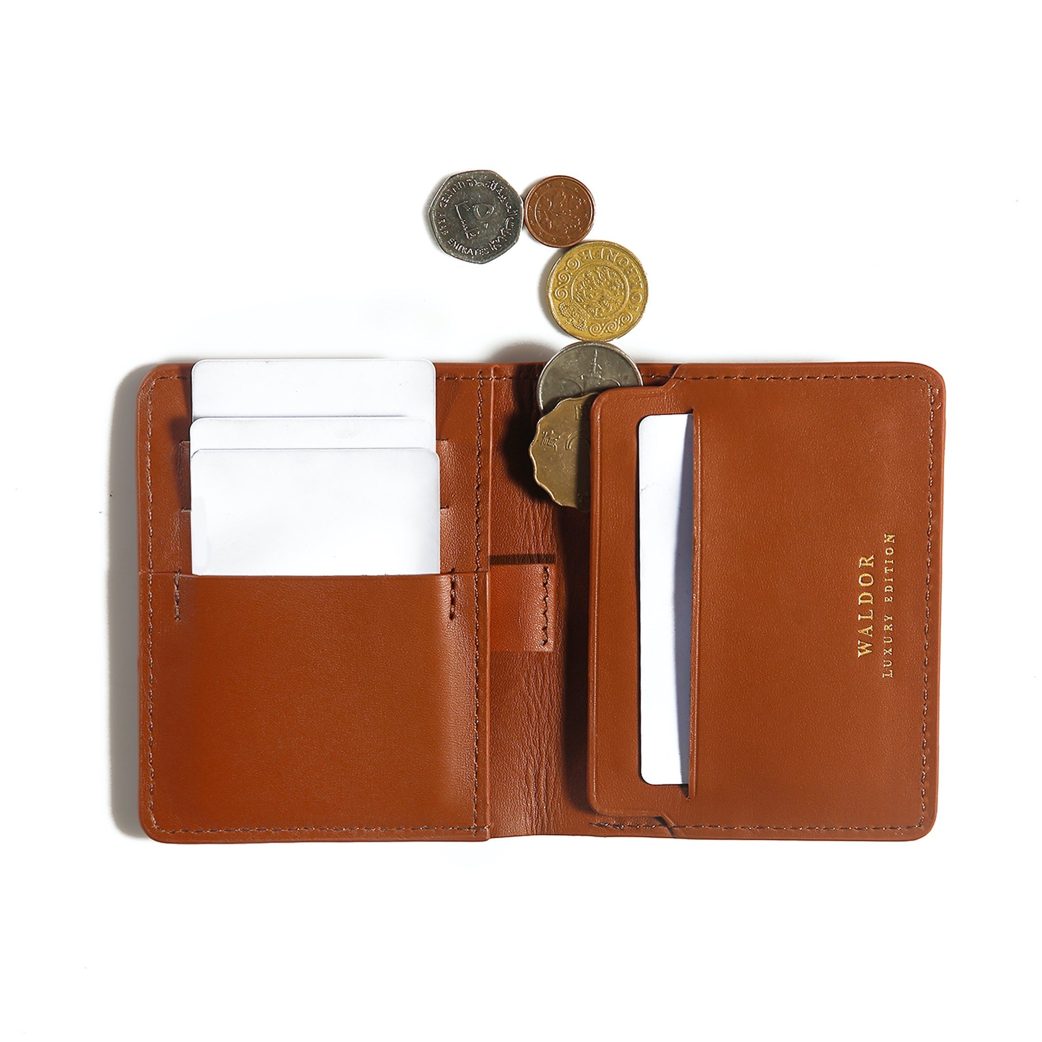 Will Fire MagFlap MultiTag Wallet Card Holder Leather, Brown Will Fire MagFlap MultiTag Wallet Card Holder Leather, Brown