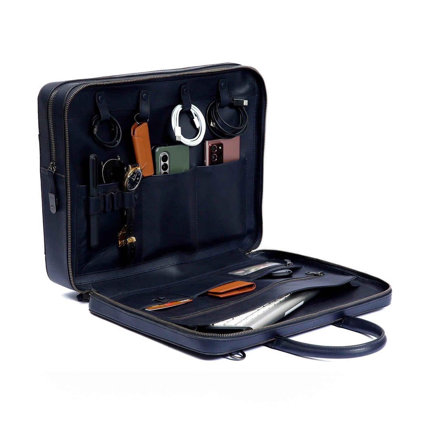 Nomad All-leather Briefcase