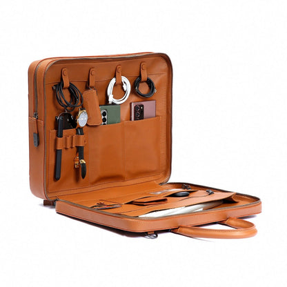 Nomad All-leather Briefcase