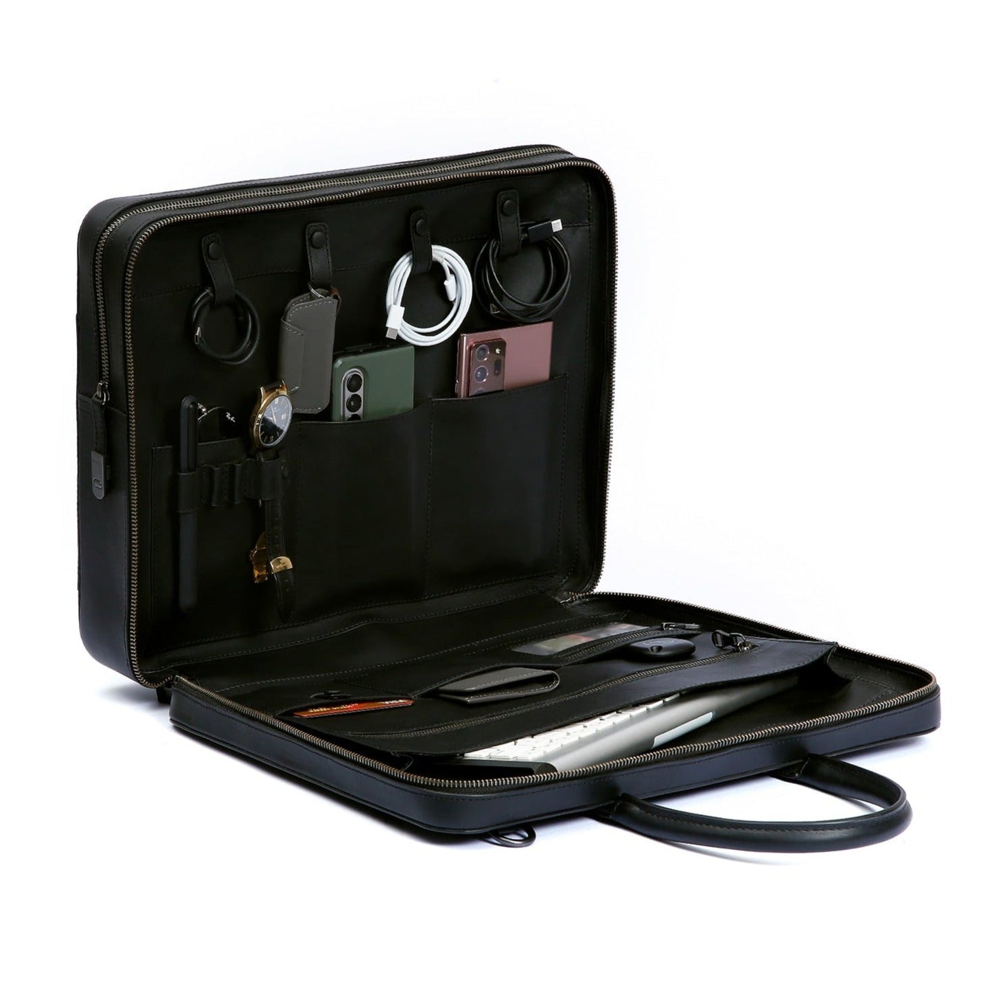 Nomad All-leather Briefcase