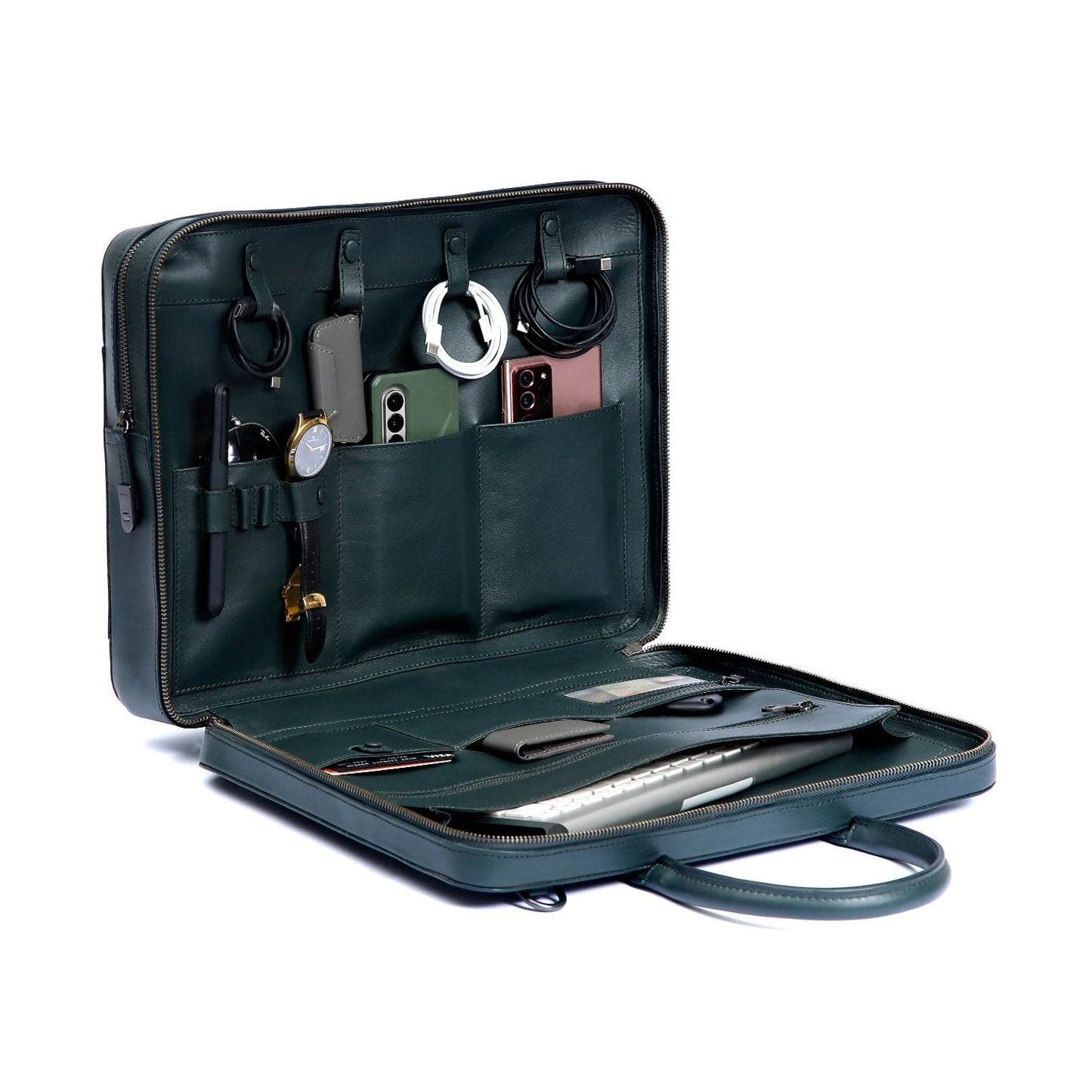 Nomad All-leather Briefcase