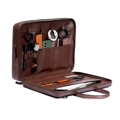 Nomad All-leather Briefcase