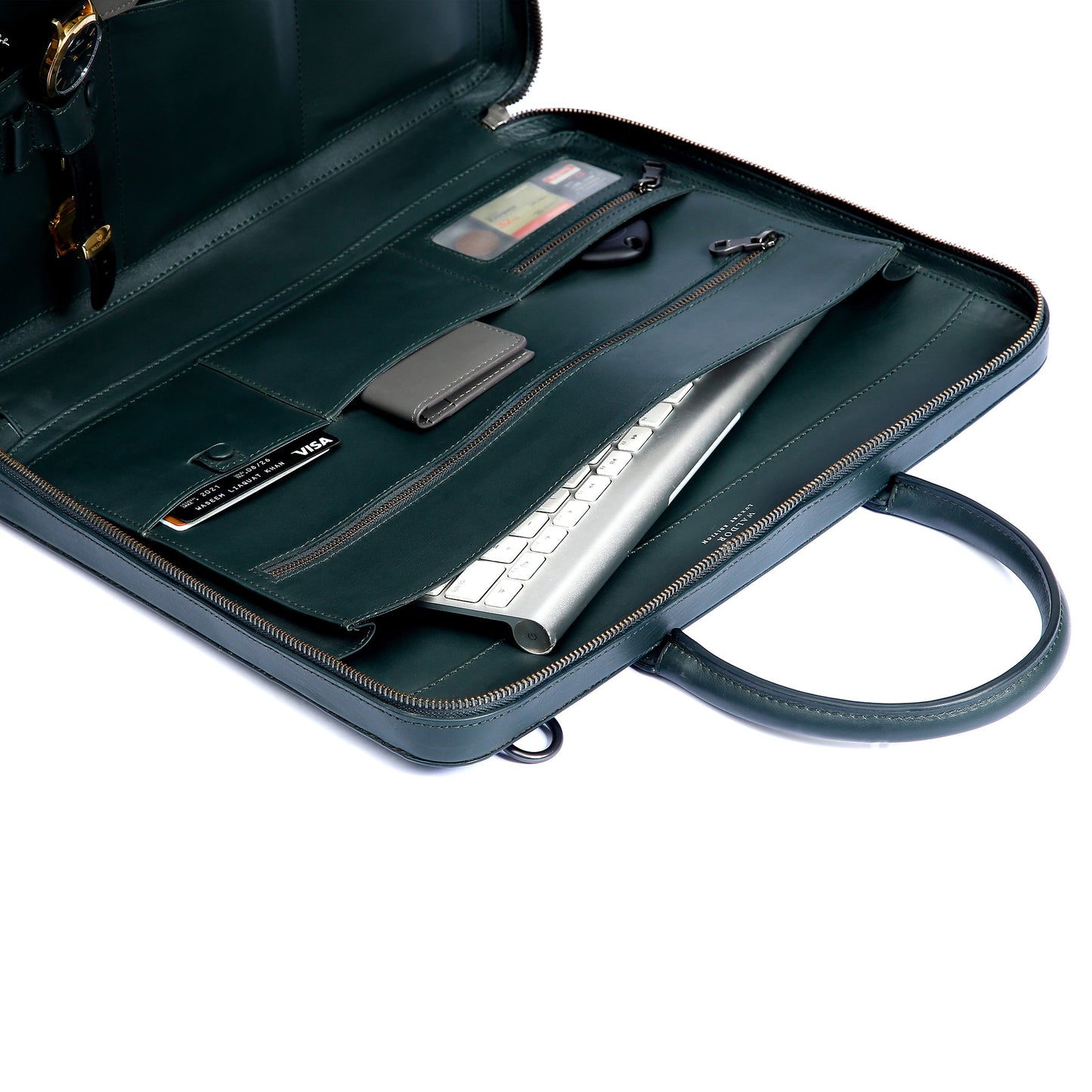 Nomad All-leather Briefcase