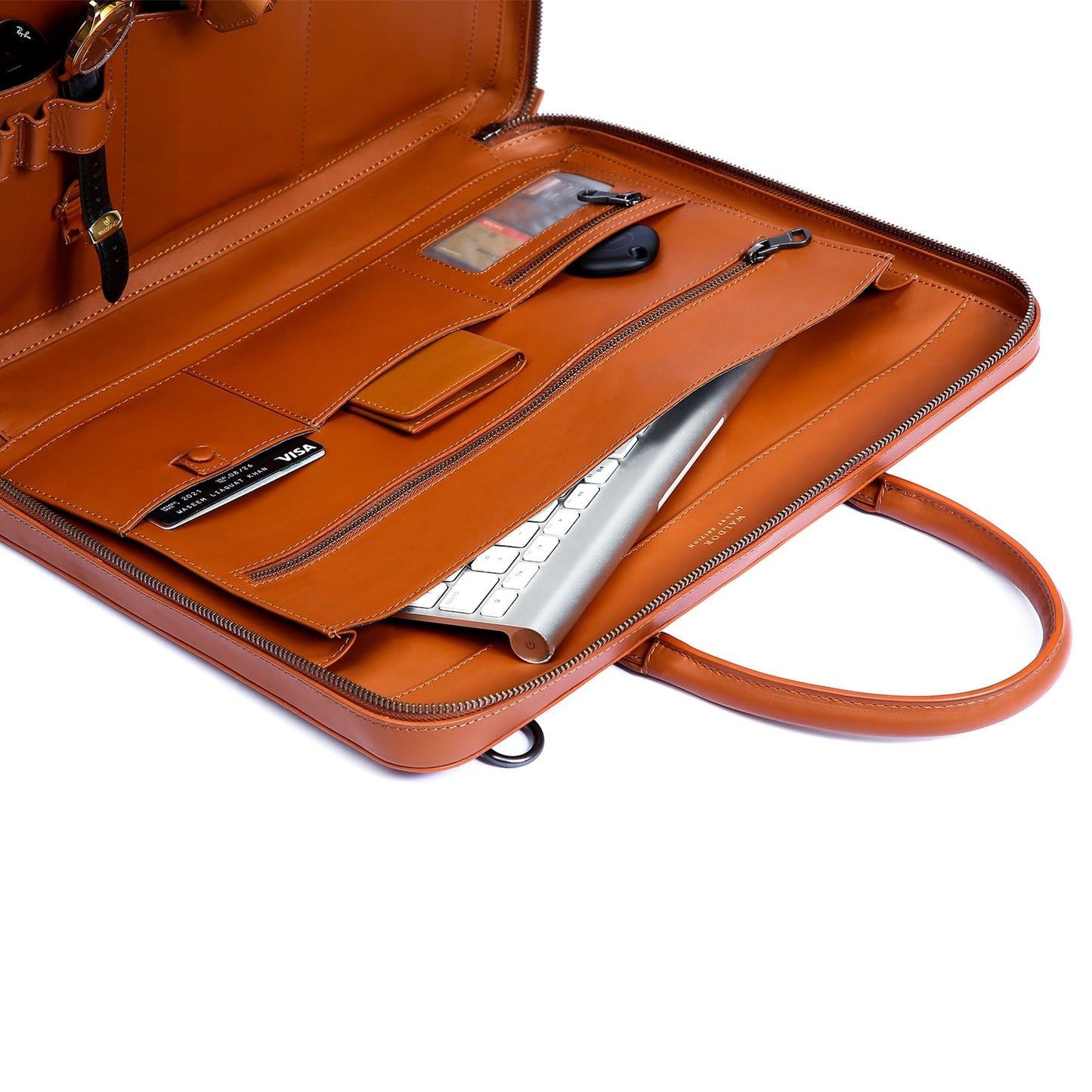 Nomad All-leather Briefcase