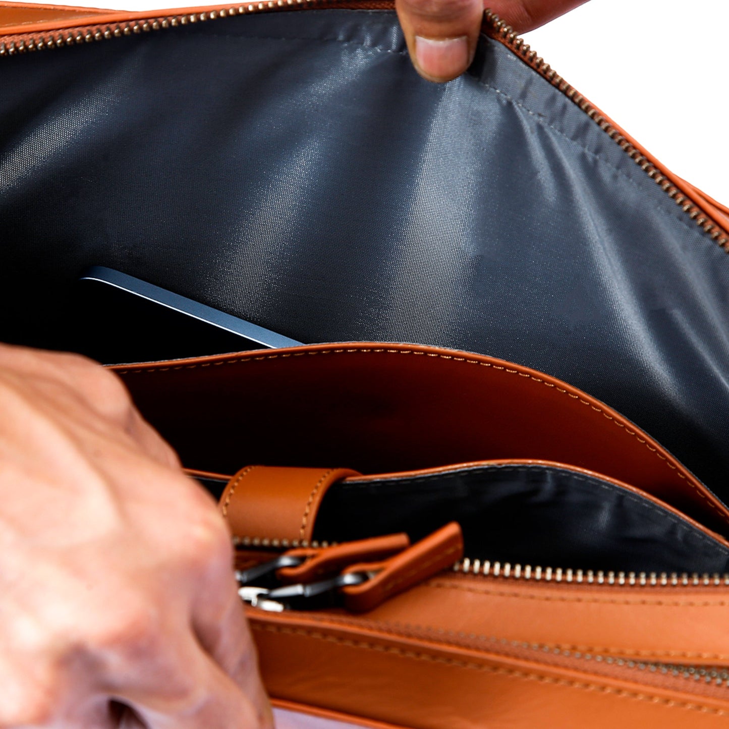 Nomad All-leather Briefcase