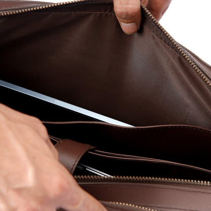 Nomad All-leather Briefcase