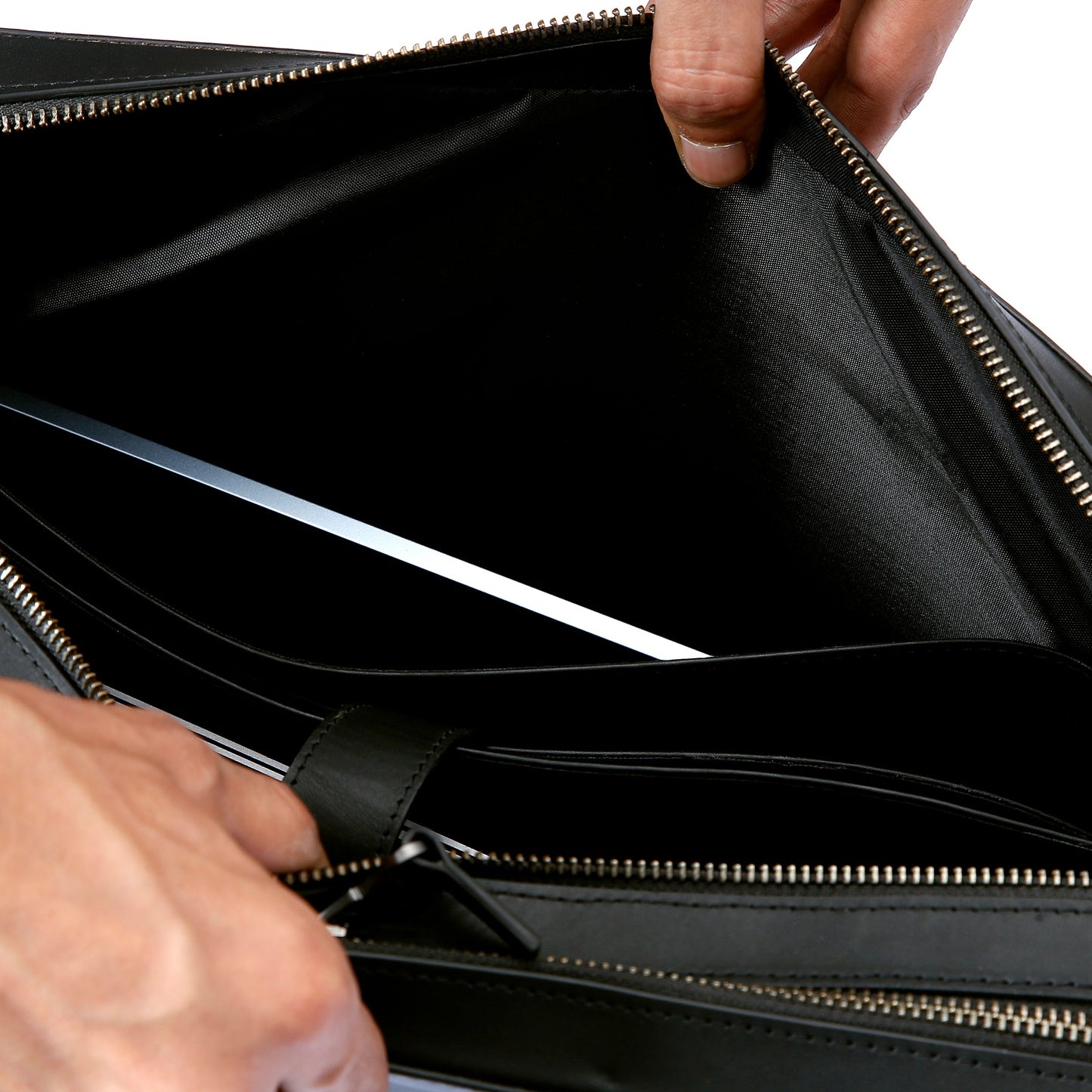 Nomad All-leather Briefcase