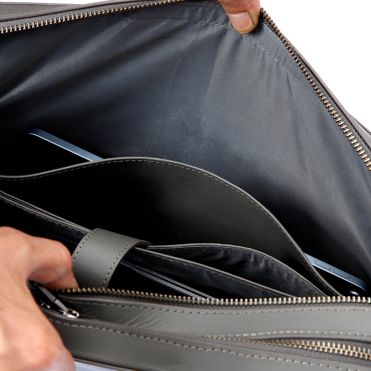 Nomad All-leather Briefcase